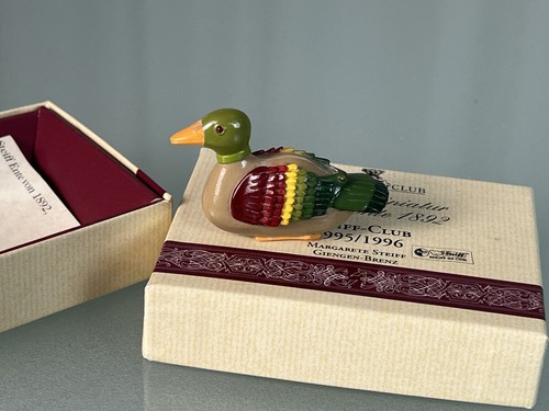 Steiff pewter miniature duck - steiff,