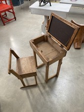 School Desk Old Vintage