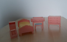 Vintage Dollhouse Pink Plastic