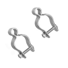 2 Pack 1-5/8Inch Chain Link Fence Frame Gate Post Hinge/galvanized Ste