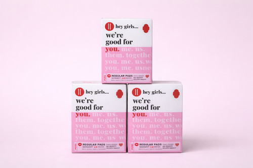 Boxes hey girls period pads - boxes, pads-