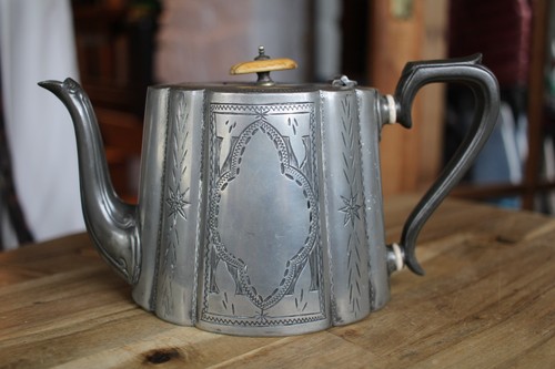 Antique victorian pewter - victorian,