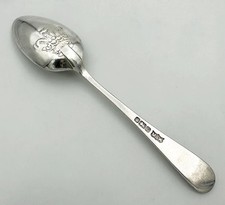 PRINCE OF WALES FEATHERS COMMEMORATIVE SPOON STERLING SILVER SHEFFIELD 1981 M&W