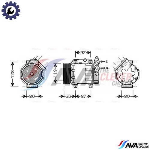 Compressor air conditioning - compressor,