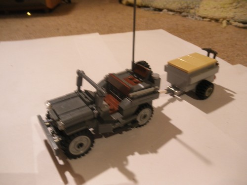 Lego moc ww2 willys jeep - lego,