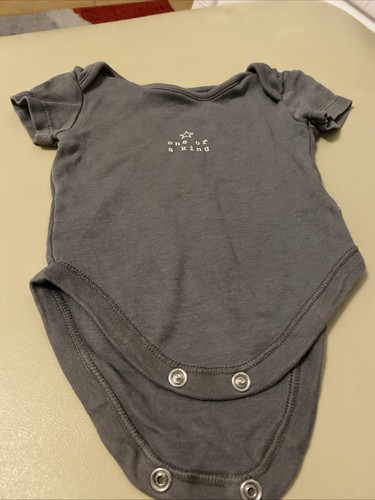 Grey baby vest unisex - grey,
