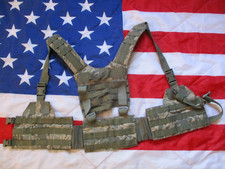 GENUINE USAF US issue MOLLE FLC fighting load carrier VEST harness ABU lbv lbe