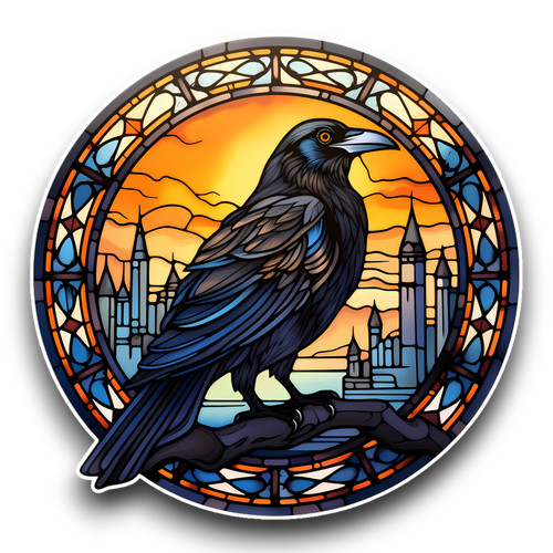 Large black crow raven - crow, bird