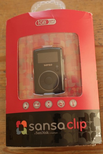 Sansa clip 1gb - clip, (bnib)