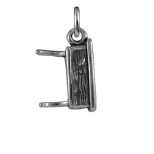 Sterling Silver School Desk Charm