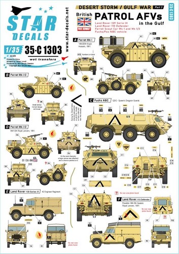 Star decals c1303 desert - star, decals,