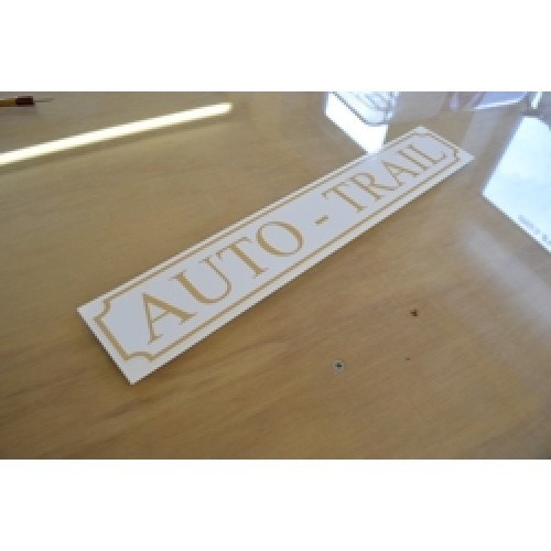 Autotrail classic name sticker - autotrail,