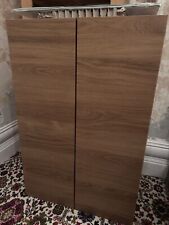 B&Q Imandra Bathroom Walnut effect Double Deep Wall cabinet (W)600mm (H)900mm