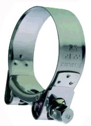Motorcycle exhaust clamp - exhaust,