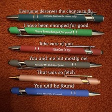 Musical theatre quote pens - quote,