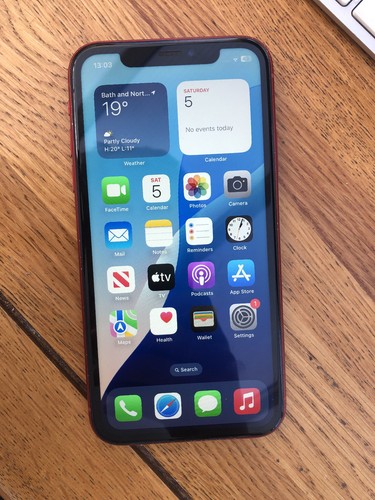 Apple iphone red 64gb - xr,