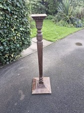 Antique Church Gothic candlestand Torchere For Restoration