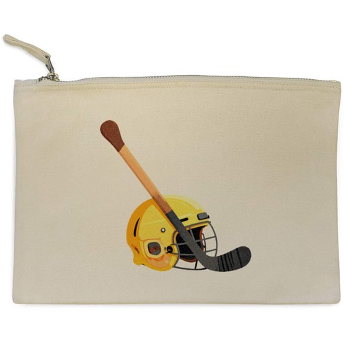 Hockey stick helmet canvas - 'hockey, &