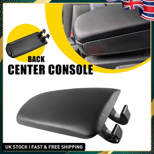 Black leather centre - leather, console