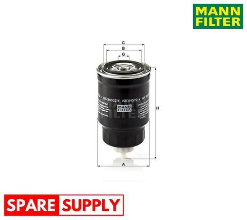 Fuel filter for - fuel, almera