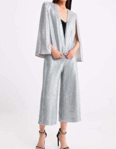 Zara sequin silver embellished - sequin,