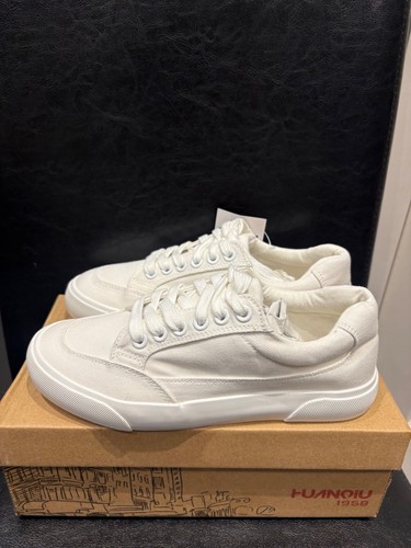 Canvas white womens - white, trainers