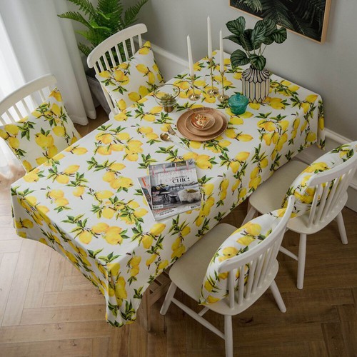 Rectangle printed tablecloth - printed,
