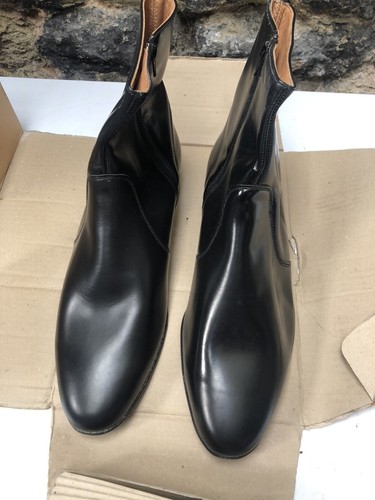 Sanders men black leather - black,