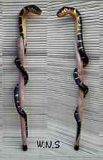 Wooden walking stick hand