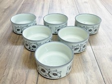 VINTAGE SET OF 6 HORNSEA RAMEKINS LANCASTER VITRAMIC CORNROSE PATTERN