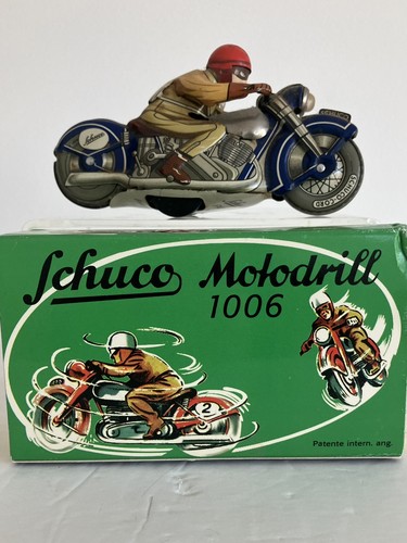 Blue schuco motorcycle - schuco,