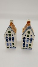 Dutch hand painted pottery - 2x,