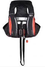 Ocean Safety Sport Pro 170N Auto and Harness Lifejacket Carbon/Red