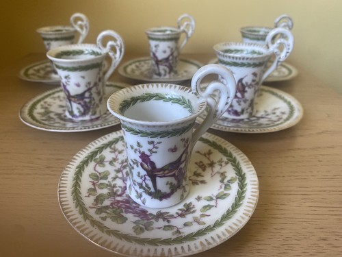 Antique meissen coffee cups - meissen,