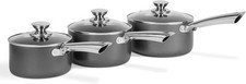 Morphy Richards 3 Piece Saucepan Set Non Stick Ceramic Induction 16 18 20cm