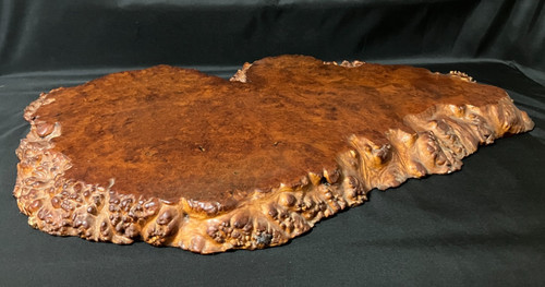 Japanese burl wood display - japanese,