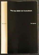 BMW 318 tds TURBO DIESEL Car Sales Brochure 1995 The Facts The Figures