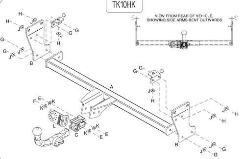 Towtrust horizontal detachable - towtrust,