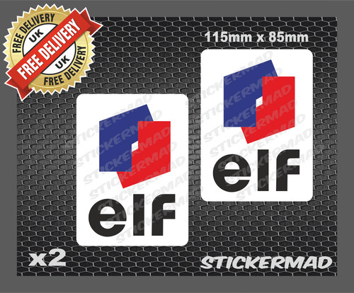 Elf oil stickers french - elf,