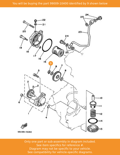 Yamaha circlip 99009 10400 - yamaha, 99009-10400