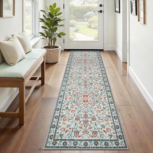 Hallway runner rug washable - hallway,