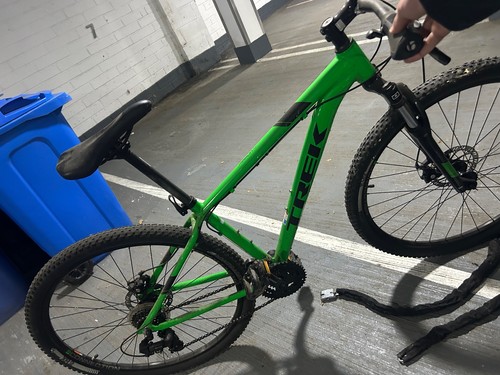 Trek marlin bike green black - trek, 4
