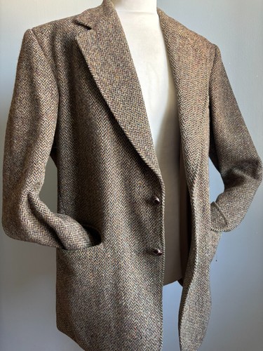 Vintage harris tweed jacket - tweed, 40