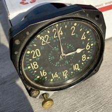 Vintage Waltham WWII CDIA 8 Day Aircraft Clock