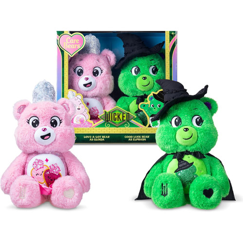 Care bears wicked plush set - care,