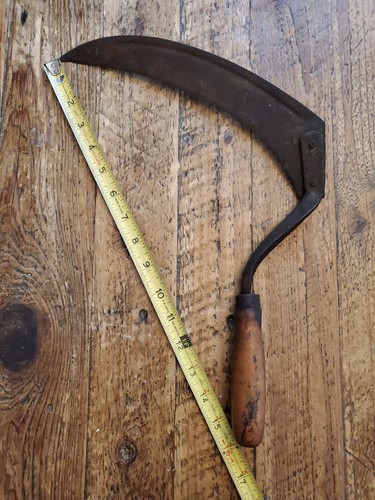 Antique scythe hand - scythe, sickle