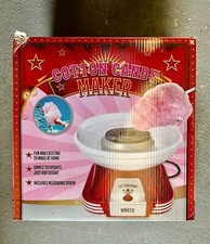 Red Cotton Sugar Candy Floss Maker Machine Red Electric Portable Home Party 