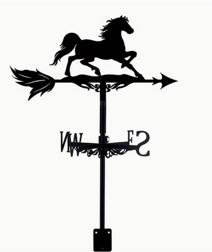 New metal running horse - metal,