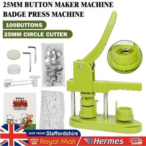 25mm button maker machine - 25mm, +