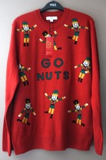 MENS M&S XMAS JUMPER SIZE L